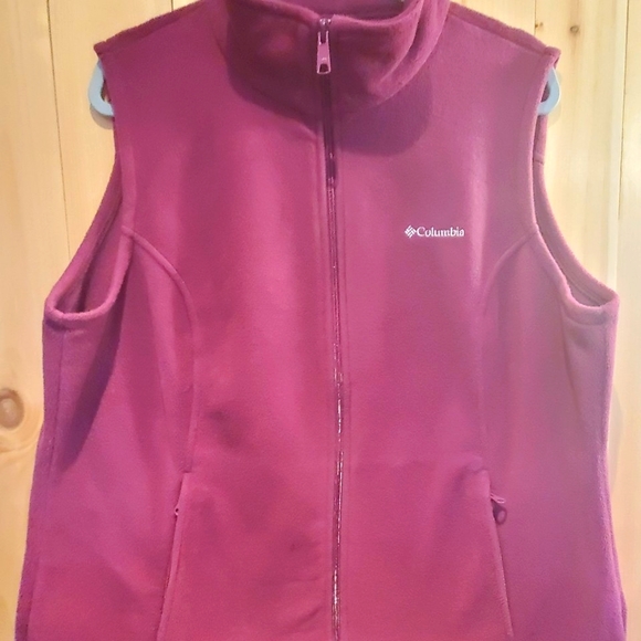 COLUMBIA FLEECE ZIP VEST WOMEN'S SIZE 1X - Picture 2 of 9